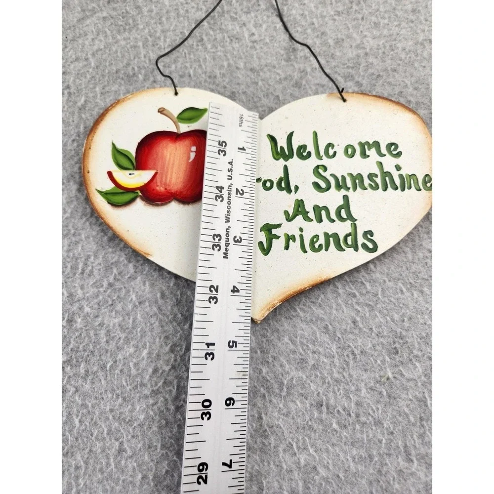 Handmade welcome sign